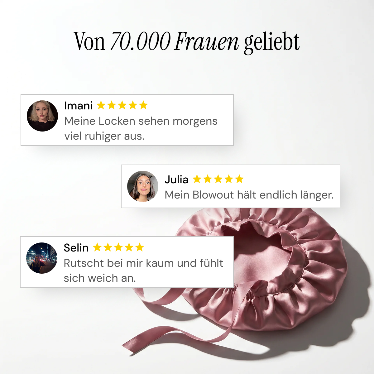 Doyoo SilkBonnet - Seidenhaube zum Schlafen