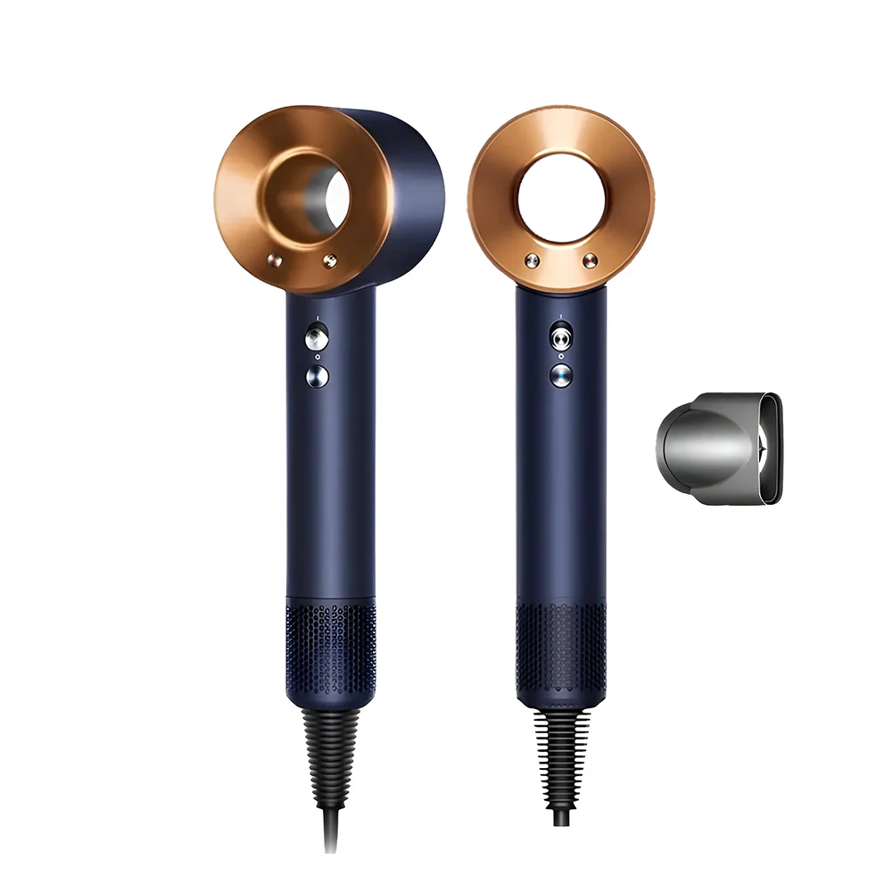 Doyoo AirPro™ Föhn in Navy Kupfer – starker Luftstrom & modernes Design