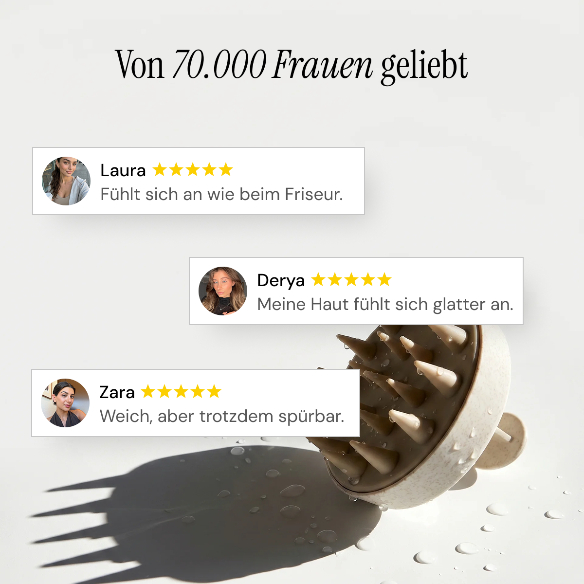 Doyoo Scalp & Body – Massagebürste für Kopfhaut & Beine